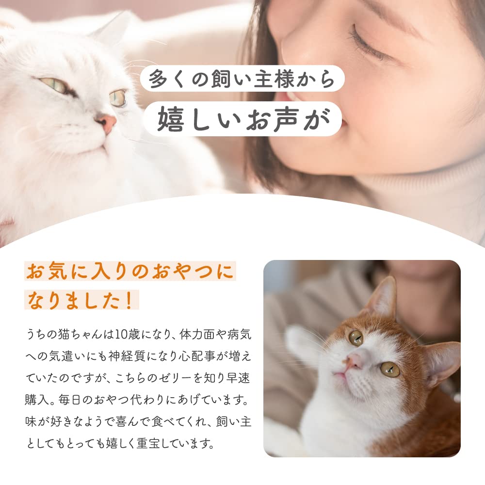 Amazon | シンリョウヘルスケア 高濃度水素ゼリー猫用 31本 タウリン